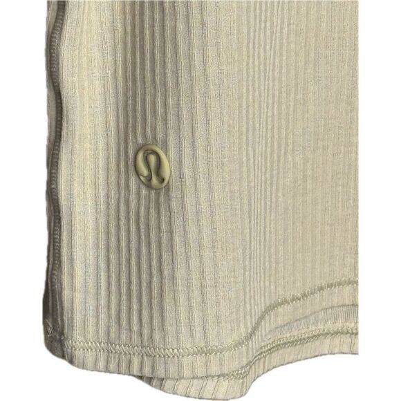 Lululemon Asymmetrical Ribbed Cotton Tank Top Trench, NWOT, Small - Picture 7 of 8
